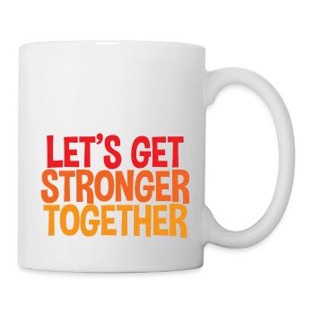 Soyons plus forts ensemble 4 - Mug blanc - blanc - Droite