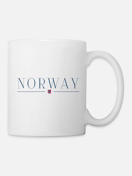 Ich liebe Norwegen - Tasse - Weiß