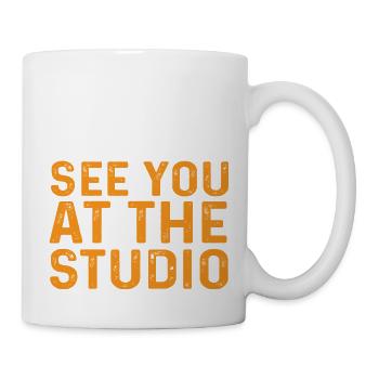 Rendez-vous au Studio - Mug blanc - blanc - Droite