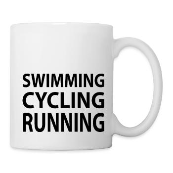 Triathlon Natation Bike Run Marathon - Mug blanc - blanc - Droite