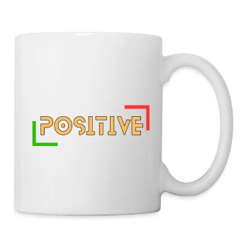 Positif - Mug blanc - blanc - Droite