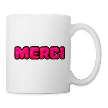 MERCI. MAÎTRESSE. MAÎTRE. MERCI MAÎTRESSE - Mug blanc - blanc - Droite