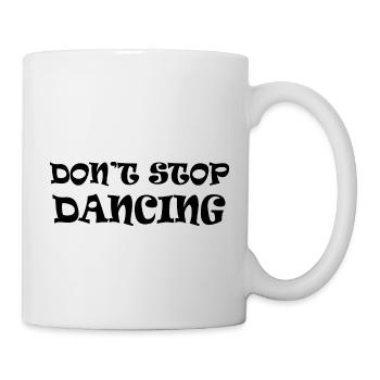 Dancing Dance Music - Tasse - Weiß - Rechts