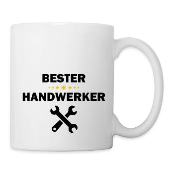 Handwerker Handyman Handwerk Werkzeug - Tasse - Weiß - Rechts