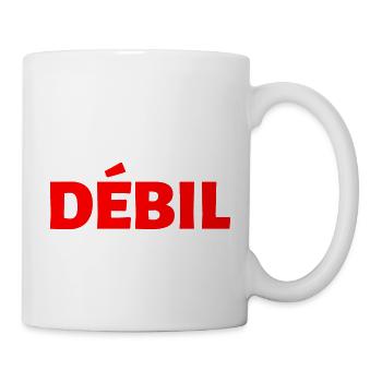 schwach Spanisch Sprache - Tasse - Weiß - Rechts