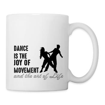 Danse Musique de danse - Mug blanc - blanc - Droite