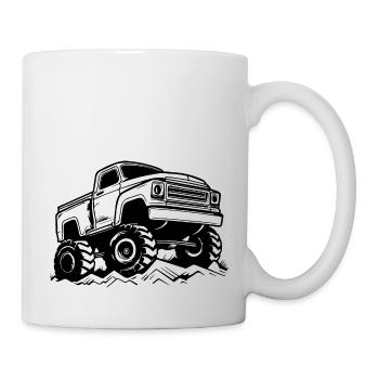 Monstertruck Monster Truck Liebhaber Fan - Tasse - Weiß - Rechts