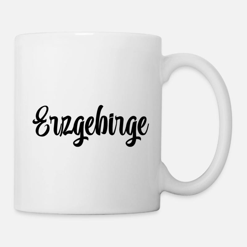 Erzgebirge Heimat - Tasse - Weiß