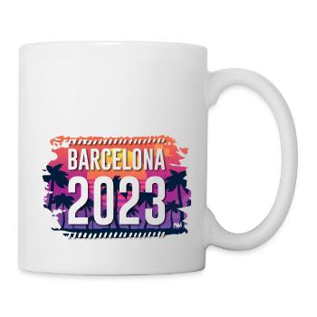 Barcelone 2023 - Mug blanc - blanc - Droite
