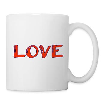 PAAR. ICH HABE GERADE GEHEIRATET. Junggesellinnenabschied. HEILIGER VALENTINSTAG. MARIES - Tasse - Weiß - Rechts