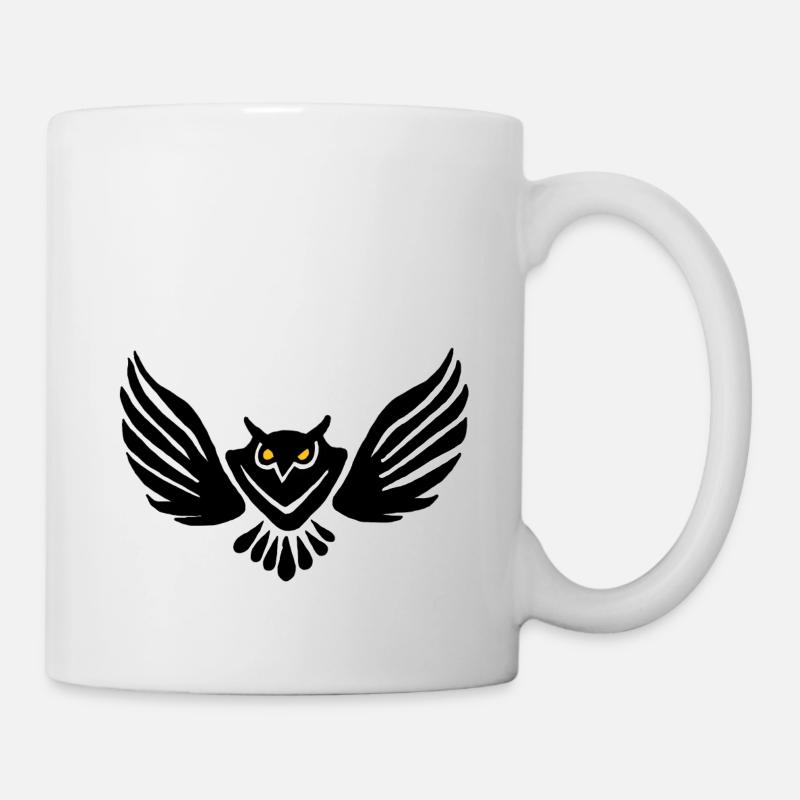 owl - Mug - white
