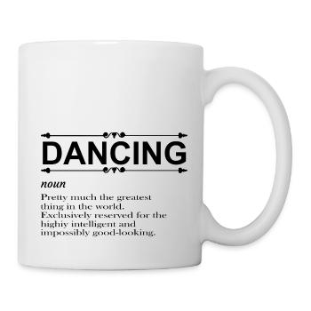 Danse Musique de danse - Mug blanc - blanc - Droite
