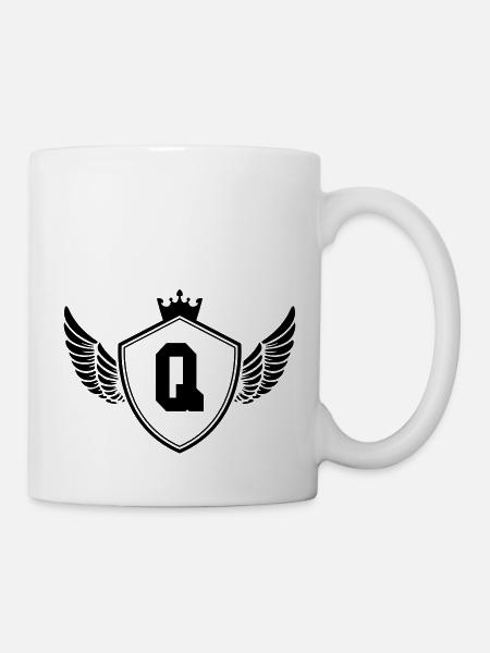 wappen Q - Tasse - Weiß