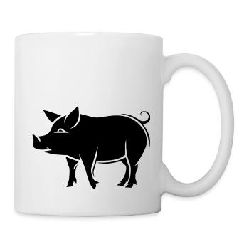 Pig Piggy Sow - Mug - white - Right