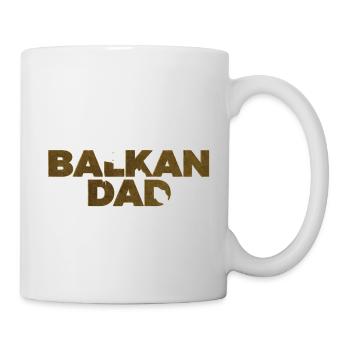 Balkan, Bosnien, Serbien, Kroatien, Jugoslawien, Mazedonien - Tasse - Weiß - Rechts