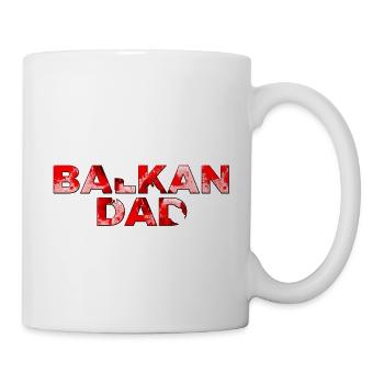 Balkan, Bosnien, Serbien, Kroatien, Jugoslawien, Mazedonien - Tasse - Weiß - Rechts
