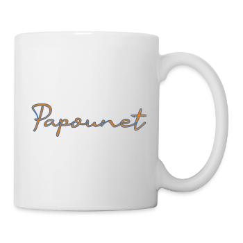 PAPOUNET. PAPA. FÊTE DES PÈRES. BONNE FÊTE PAPA - Mug blanc - blanc - Droite