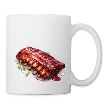 Spareribs - Tasse - Weiß - Rechts