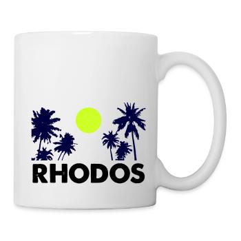 rhodos - Tasse - Weiß - Rechts
