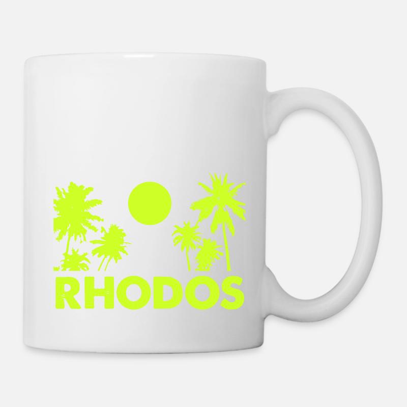 rhodos - Tasse - Weiß