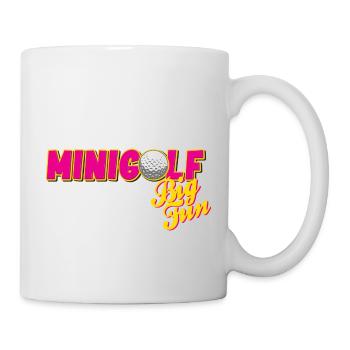 Minigolf big fun - Tasse - Weiß - Rechts