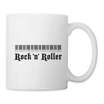 Clavier Noir Large - Mug blanc - blanc - Droite