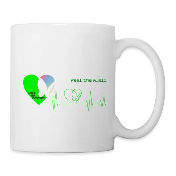 Herz fuer Gestoerte - feel the music - SL Edition - Tasse - Weiß - Rechts