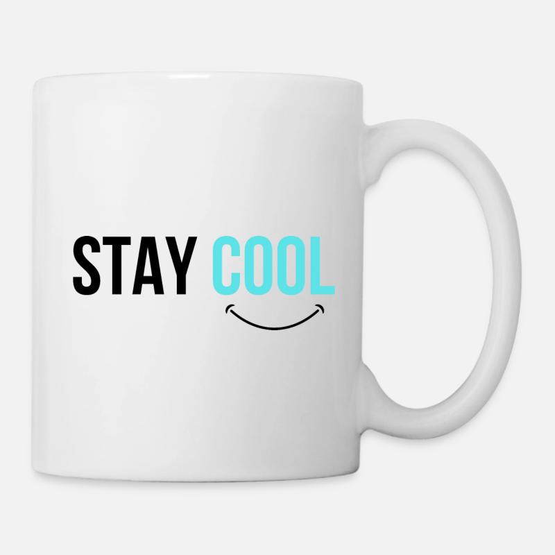 RESTEZ COOL - Mug blanc - blanc