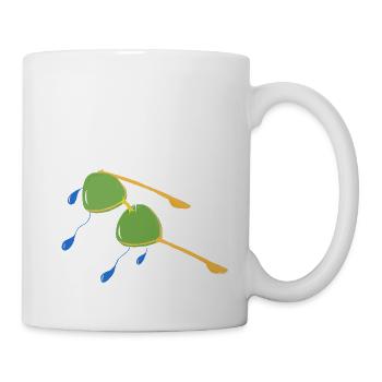 BRILLEN, DIE ICH MIR NICHT KAUFEN KONNTE, ALS ICH JUNG WAR v.Finale - Tasse - Weiß - Rechts