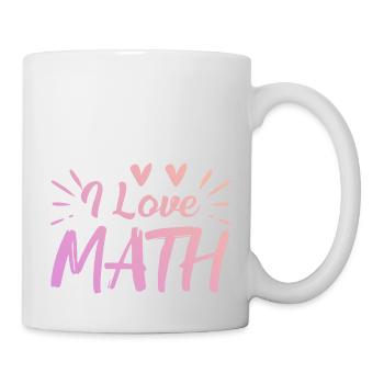 I love math - Mug - white - Right