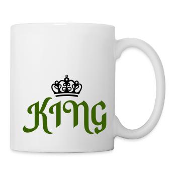 Roi - Mug blanc - blanc - Droite