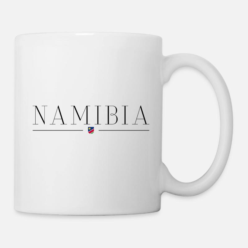 Ich liebe Namibia - Tasse - Weiß