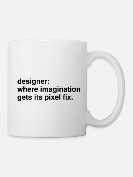 Designer Designerin Design 006 - Tasse - Weiß