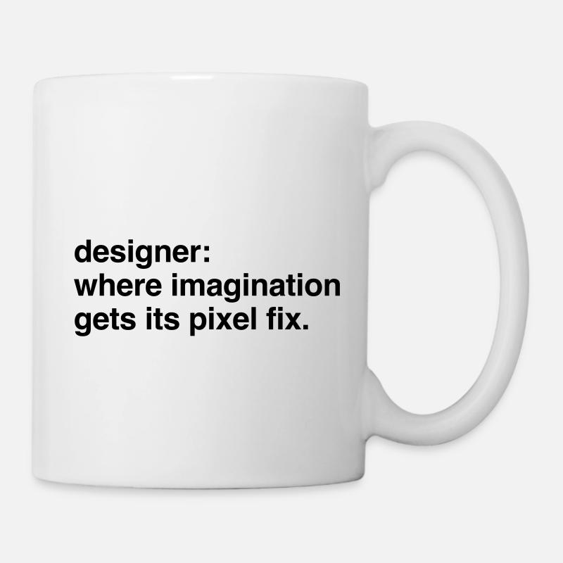 Designer Designerin Design 006 - Tasse - Weiß