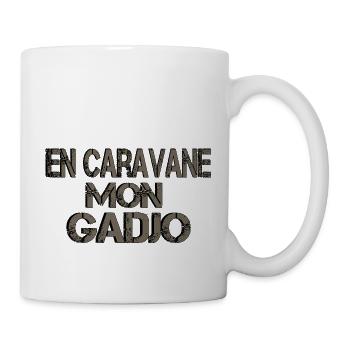 En caravane mon gadjo - Mug blanc - blanc - Droite
