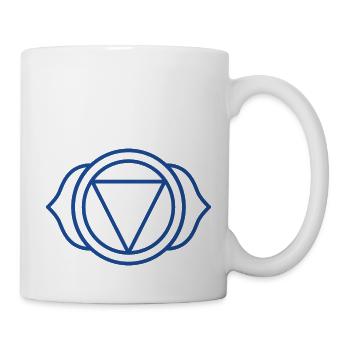 CLIRVOYANCE-INTUITION | 6th Ajna Chakra or Third Eye - Mug - white - Right