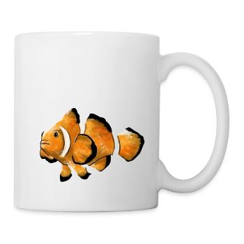 Poisson clown - Mug blanc - blanc - Droite