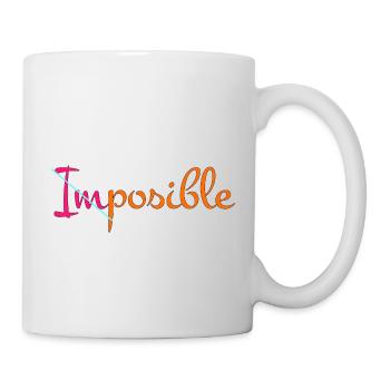 Nothing is imposible - Mug - white - Right