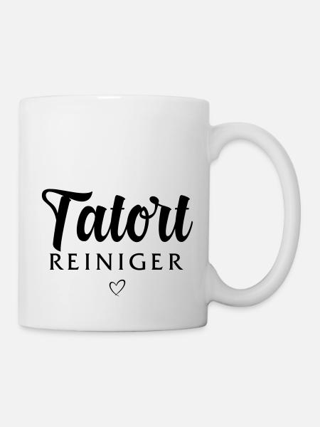Tatort Reiniger - Tasse - Weiß