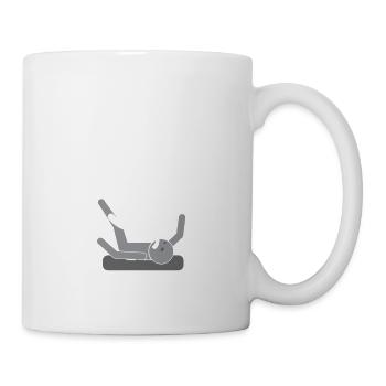 Physiotherapeutin Fitness Gymnastik Spruch - Tasse - Weiß - Rechts
