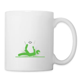 Physiotherapeutin Fitness Gymnastik Spruch - Tasse - Weiß - Rechts