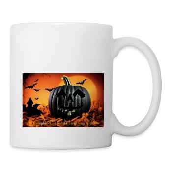 Halloween pumpkin - Mug - white - Right
