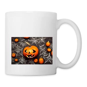 Halloween pumpkin - Mug - white - Right