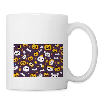 Halloween pumpkin - Mug - white - Right