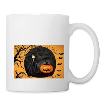 Halloween pumpkin - Mug - white - Right