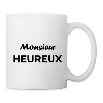 Monsieur heureux - Mug blanc - blanc - Droite