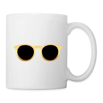 Sonnenbrille gold 25092 B - Tasse - Weiß - Rechts
