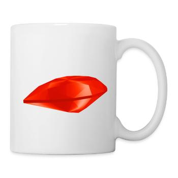 Red Gemstone - Mug - white - Right