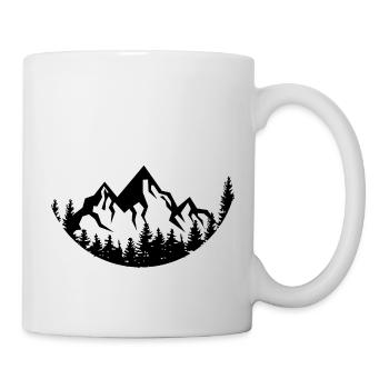 Montagne - (23) - Mug blanc - blanc - Droite