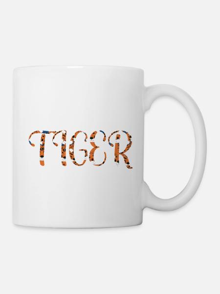 Tiger Font - Mug - white